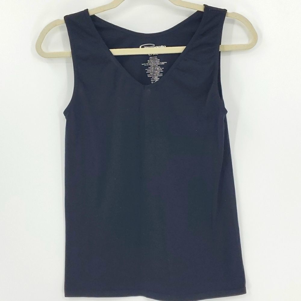 Cappocolla‎ Women's shape wear black stretch tank top. L/XL.